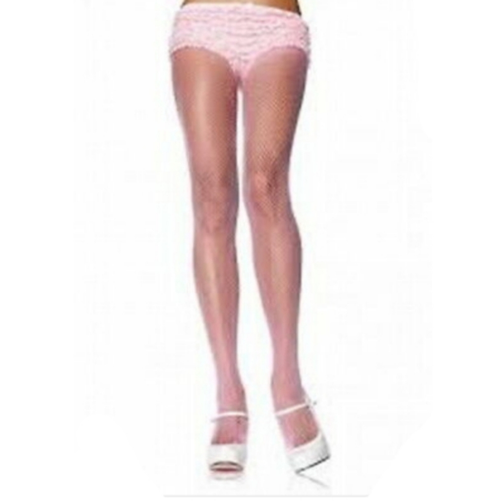 NEW Light Pink PLUS SIZE FISHNET Pantyhose